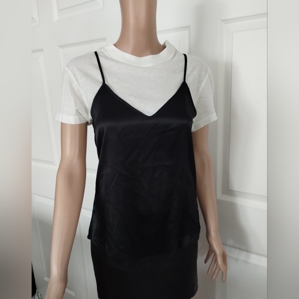RTA Short Sleeve Silk Tee Shirt XS